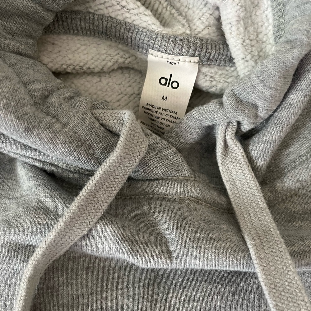 ALO Yoga Gray Hoodie